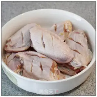 Make The purple chicken wings step 1