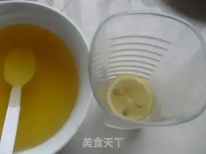 Make Lemon honey tea step 5