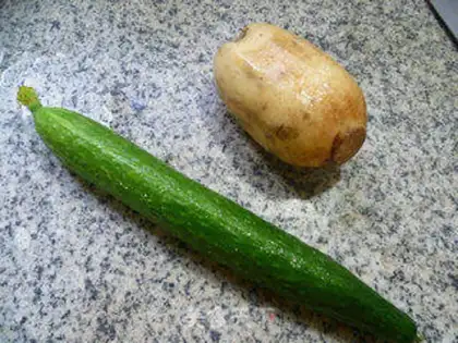 Make Sugar and cucumber step 0