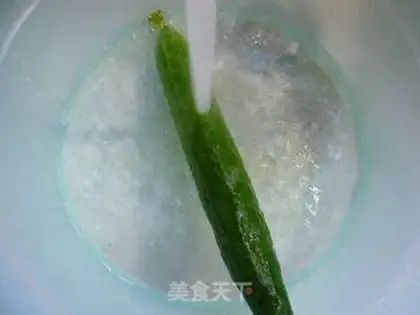 Make Sugar and cucumber step 1