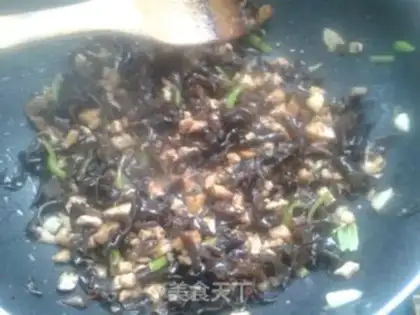 Make Black-muck mushroom noodles step 8