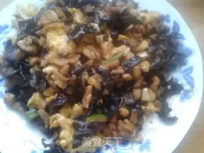 Make Black-muck mushroom noodles step 10
