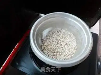 Make Chestnut rice step 1