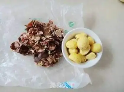 Make Chestnut rice step 2
