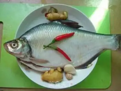 Make Vacuated peacock porridge step 1