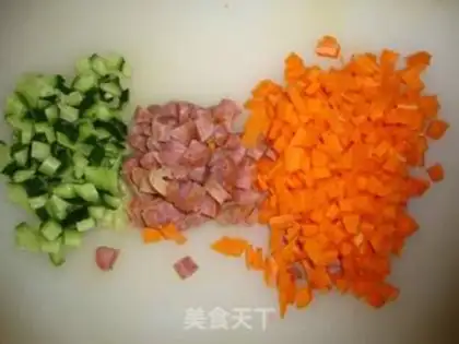 Make Egg fried rice step 0