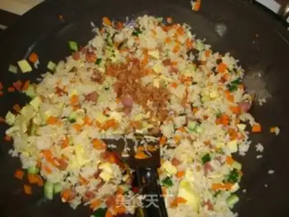 Make Egg fried rice step 8