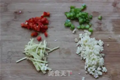 Make Garlic fan sap step 3