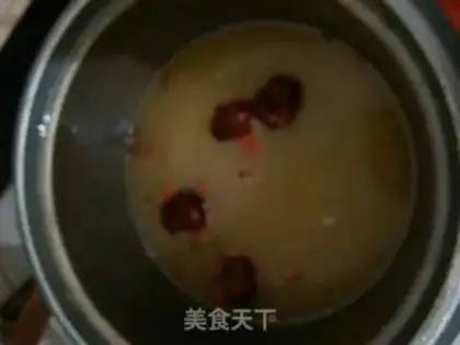 Make Mulberry egg soup step 3