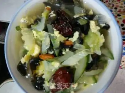Make Mulberry egg soup step 6