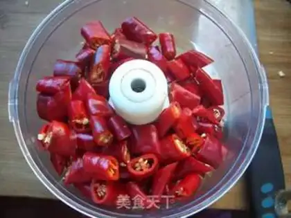 Make Garlic peppers step 1