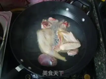 Make Tea mushroom chicken step 3