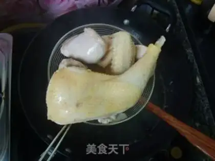 Make Tea mushroom chicken step 4
