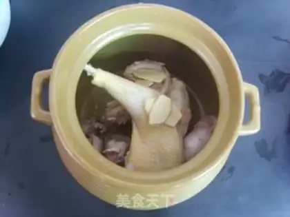 Make Tea mushroom chicken step 5