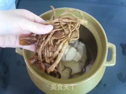 Make Tea mushroom chicken step 6