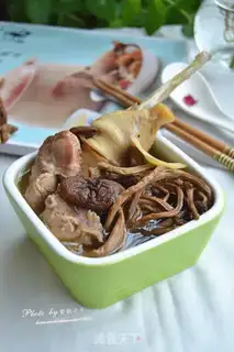 Make Tea mushroom chicken step 11