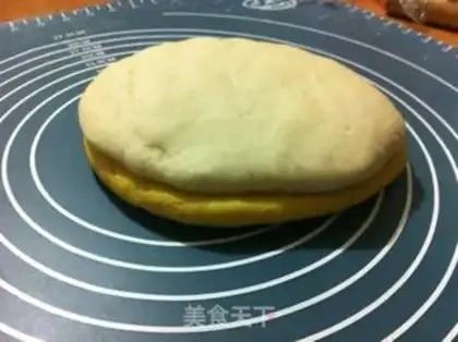 Make Milky pumpkin double-coloured buns step 5