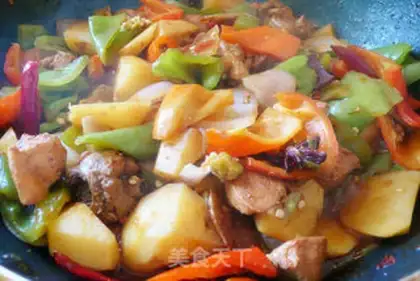 Make Secret Xinjiang chicken step 14
