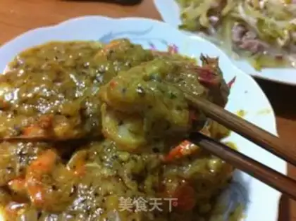 Make Curry shrimp step 11