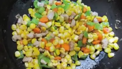 Make Corn grains step 4
