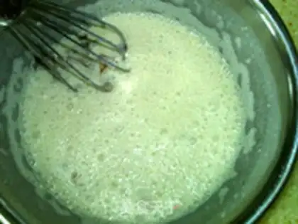 Make Rose milk ice cream step 3
