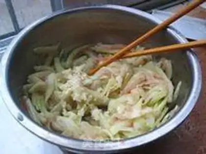 Make Scrambling watermelon step 4