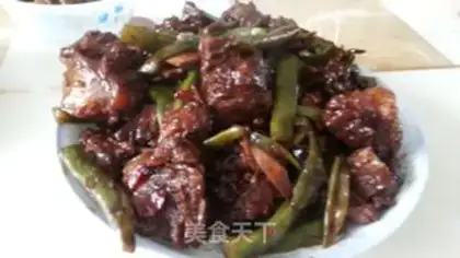 Make Red-burned ribbone beans step 4