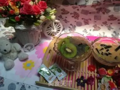 Make Coffee turtle, Simi fruit. Pull step 4