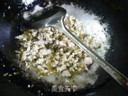 Make Pickled shrimp fried tofu step 4