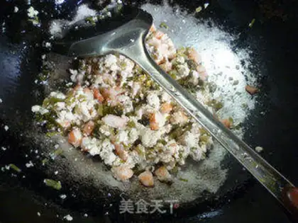 Make Pickled shrimp fried tofu step 5