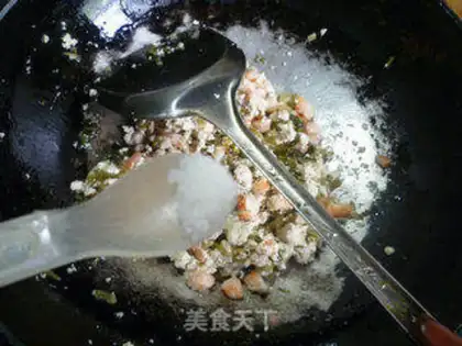 Make Pickled shrimp fried tofu step 6