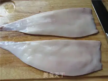 Make Sweet spicy squid step 1
