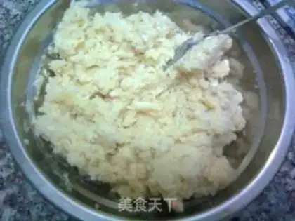 Make Pure green bean cake step 3