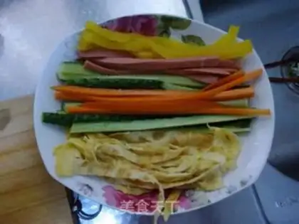 Make The veggies step 0