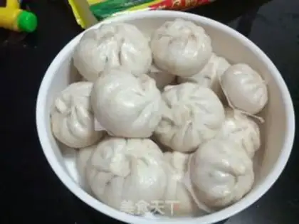 Make Fresh meat buns step 15