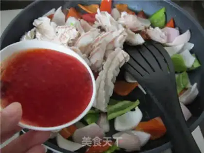 Make Sweet spicy squid step 12