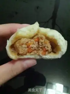 Make Fresh meat buns step 16