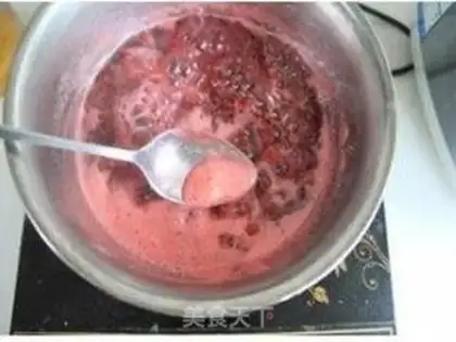 Make Raspberry jam step 4