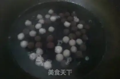 Make Double-coloured rice congee step 4