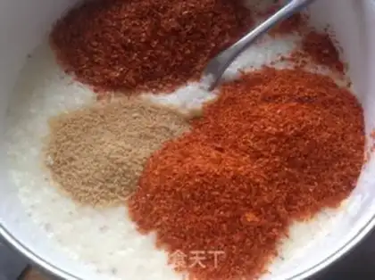 Make Spicy sushi leaves step 4