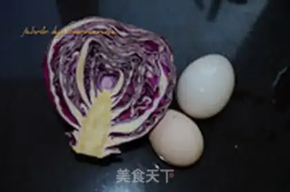 Make A purple egg egg salad step 0