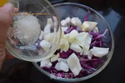 Make A purple egg egg salad step 5