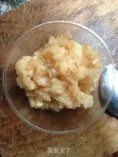 Make Milky-fruit mud apple pie step 1