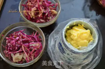 Make A purple egg egg salad step 11