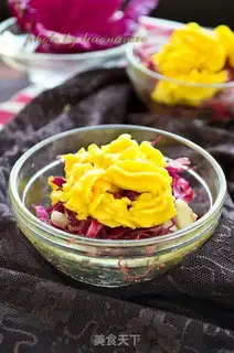 Make A purple egg egg salad step 12