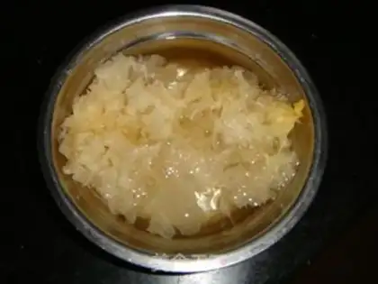 Make Smelt and silver cucumber step 1