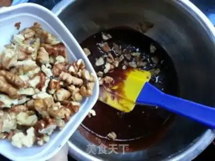 Make Chocolate walnut brownie step 4