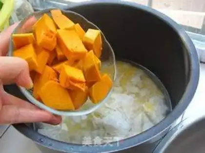 Make Pumpkin porridge step 4
