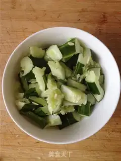 Make Cold cucumber step 1