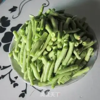 Make Sour bean horns step 2